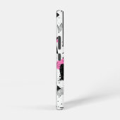 Retro Memphis Geometric Pattern Samsung Galaxyケース (右側面)