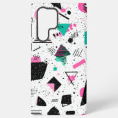 Retro Memphis Geometric Pattern Samsung Galaxyケース (裏面)