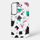 Retro Memphis Geometric Pattern Samsung Galaxyケース (裏面)