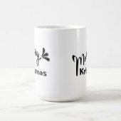 Retro Merry Christmas Style コーヒーマグカップ (中央)