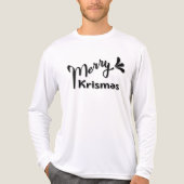 Retro Merry Christmas Style トライブレンドＴシャツ (正面)