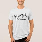 Retro Merry Christmas Style トライブレンドＴシャツ (正面)