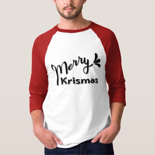 Retro Merry Christmas Style Tシャツ (正面)