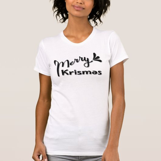 Retro Merry Christmas Style Tシャツ (正面)