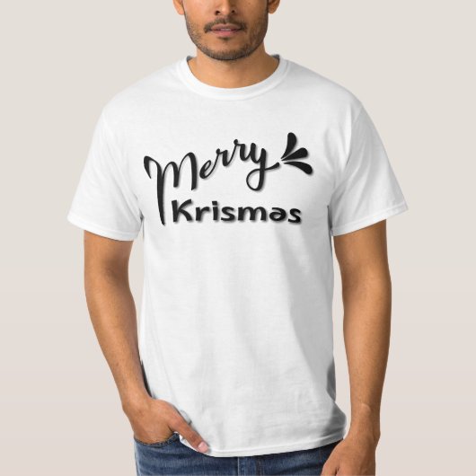 Retro Merry Christmas Style Tシャツ (正面)