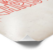 Retro Merry Christmas Typography フォトプリント (角)