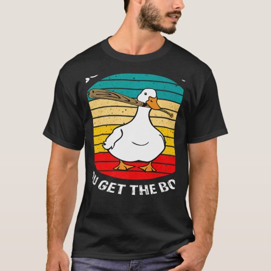 Retro Mess With Honk Get The Bonk Goose Duck Farme Tシャツ (正面)