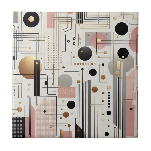 Retro Mid Century Modern  タイル (正面)