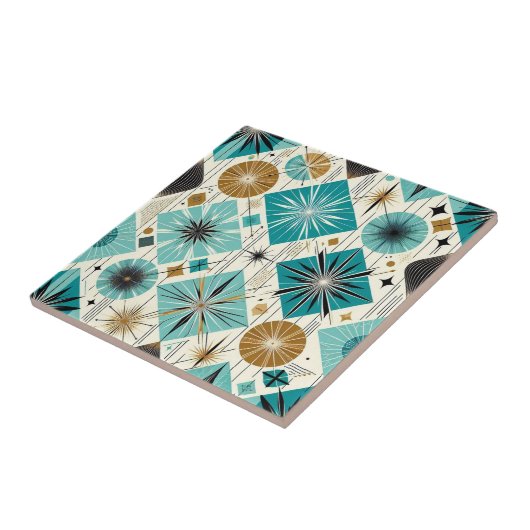 Retro Mid Century Modern  タイル (側面)