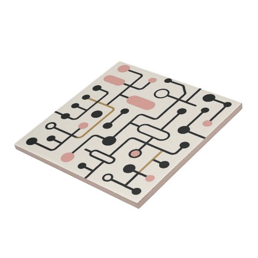 Retro Mid Century Modern  タイル (側面)