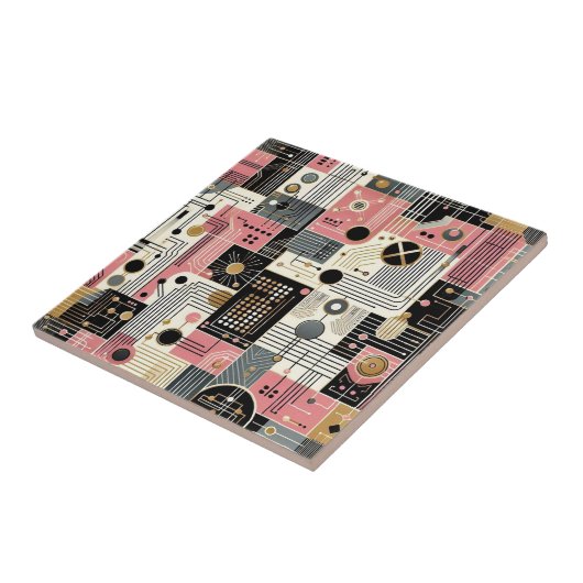 Retro Mid Century Modern  タイル (側面)