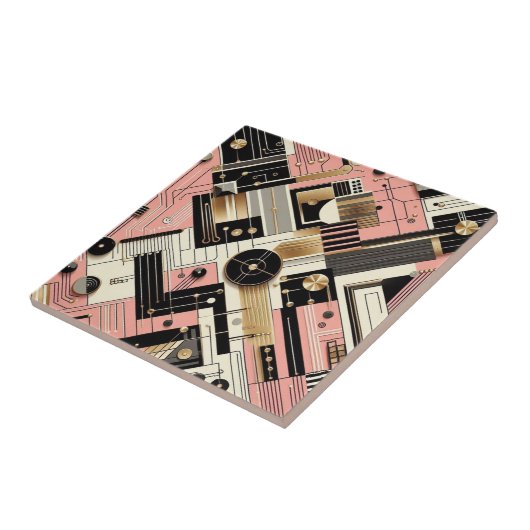 Retro Mid Century Modern  タイル (側面)