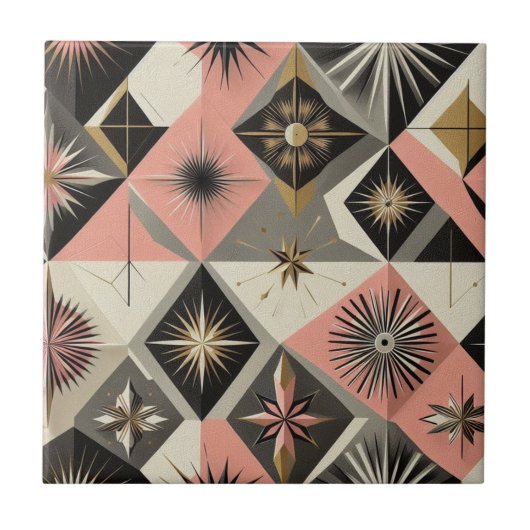 Retro Mid Century Modern  タイル (正面)