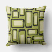 Retro Mid Century Modern Abstract アウトドアクッション (裏面)