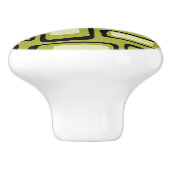 Retro Mid Century Modern Abstract セラミックノブ (側面)