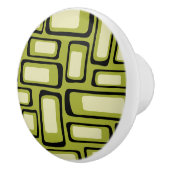 Retro Mid Century Modern Abstract セラミックノブ (右)