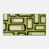 Retro Mid Century Modern Abstract デスクマット (正面)
