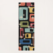 Retro Mid Century Modern Abstract ヨガマット (裏面)