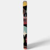 Retro Mid Century Modern Abstract Case-Mate iPhoneケース (裏面 / 左)