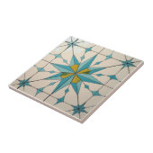 Retro Mid Century Modern Atomic Geometric Pattern タイル (側面)