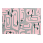 Retro Mid Century Modern Cosmic Abstract Pattern 枕カバー (正面左)