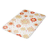 Retro Mid-Century Modern Pattern バスマット (アングル)