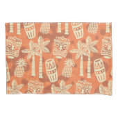 Retro Mid Century Modern Tiki Pattern 枕カバー (正面左)