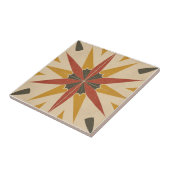 Retro Mid Century vintage Atomic Geometric Pattern タイル (側面)