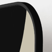 Retro Midnight Three Circle Stripe with Name ピックルボールラケット (左詳細)