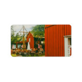 Retro Midsummer celebration in Trosa, Sweden ラベル (正面)