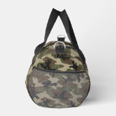 Retro Military Camouflage Pattern ダッフルバッグ (右)