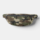 Retro Military Camouflage Pattern ファニーパック (レイダウン)