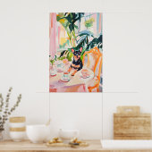 Retro Miniature Pinscher Poster, Miniature ポスター (キッチン)
