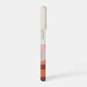 Retro Minimalist Desert Butte iPhone 16ケース (右側面)