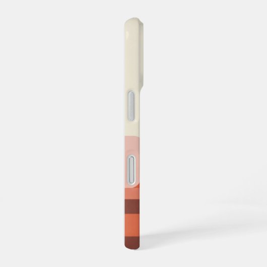 Retro Minimalist Desert Butte iPhone 16ケース (右側面)