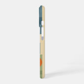 Retro Minimalist Geometric Layering iPhone 16ケース (左側面)