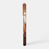 Retro Minimalist Geometric Skyline iPhone 16ケース (左側面)