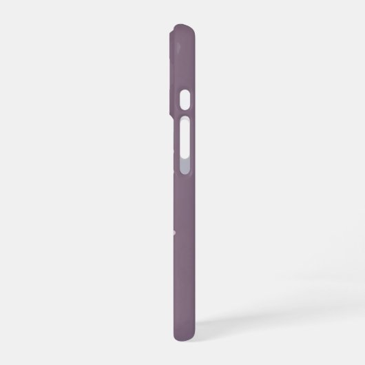 Retro Minimalist Lavender Stems iPhone 16ケース (左側面)