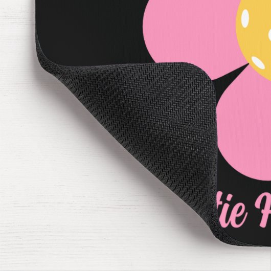 Retro Mod 70s Ckleball Flower D  マウスパッド (コーナー)