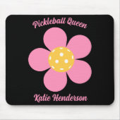 Retro Mod 70s Ckleball Flower D  マウスパッド (正面)