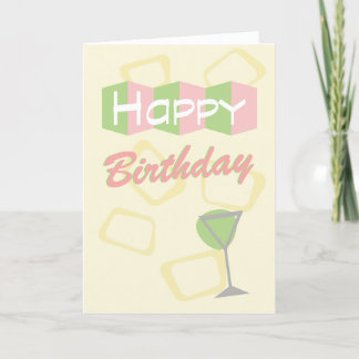 Retro Mod Birthday Card シーズンカード