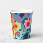 Retro mod flowers 紙コップ (裏面)