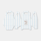 Retro Modern Blue & Brown Bachelorette Weekend フェイバーボックス (折り畳みなし)