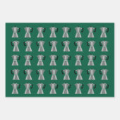 Retro Moka Pot Coffee Maker ラッピングペーパーシート (正面3)