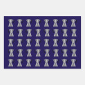 Retro Moka Pot Coffee Maker ラッピングペーパーシート (正面)