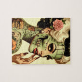 Retro Monster  Pin-up ジグソーパズル (横)