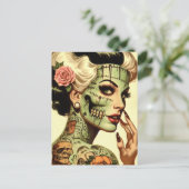 Retro Monster  Pin-up ポストカード (スタンド正面)