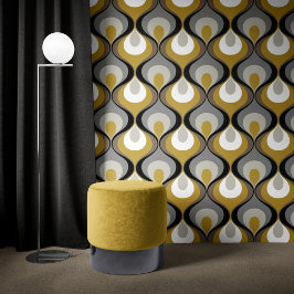 Retro Mood Grey Mustard Beige Brown Taupe  壁紙