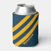 Retro Moonlit Tide Three Stripes with Name 缶クーラー (缶正面)