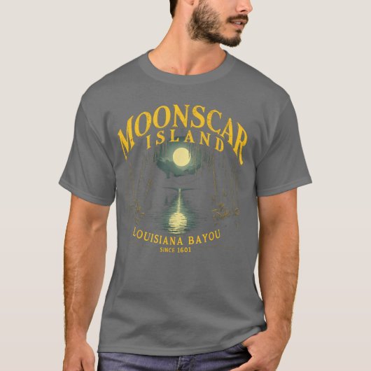 Retro Moons Zombie Island For Men Women Kids Tシャツ (正面)